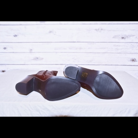 JUSTFAB Gwendolynn Booties Chunk Heeled Boots - Picture 6 of 6